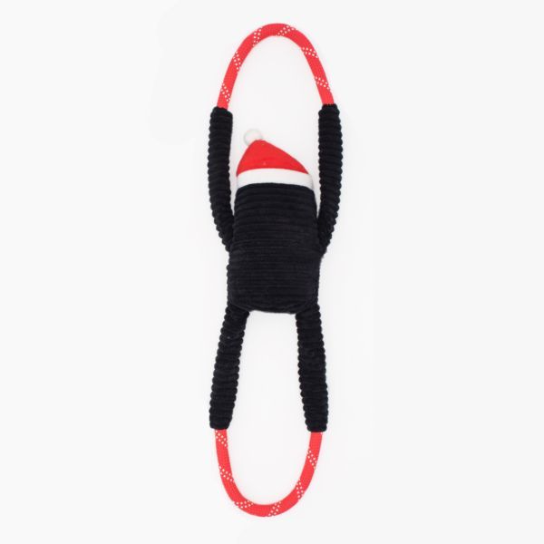 Zippy Paws Holiday Rope Tugz Penguin