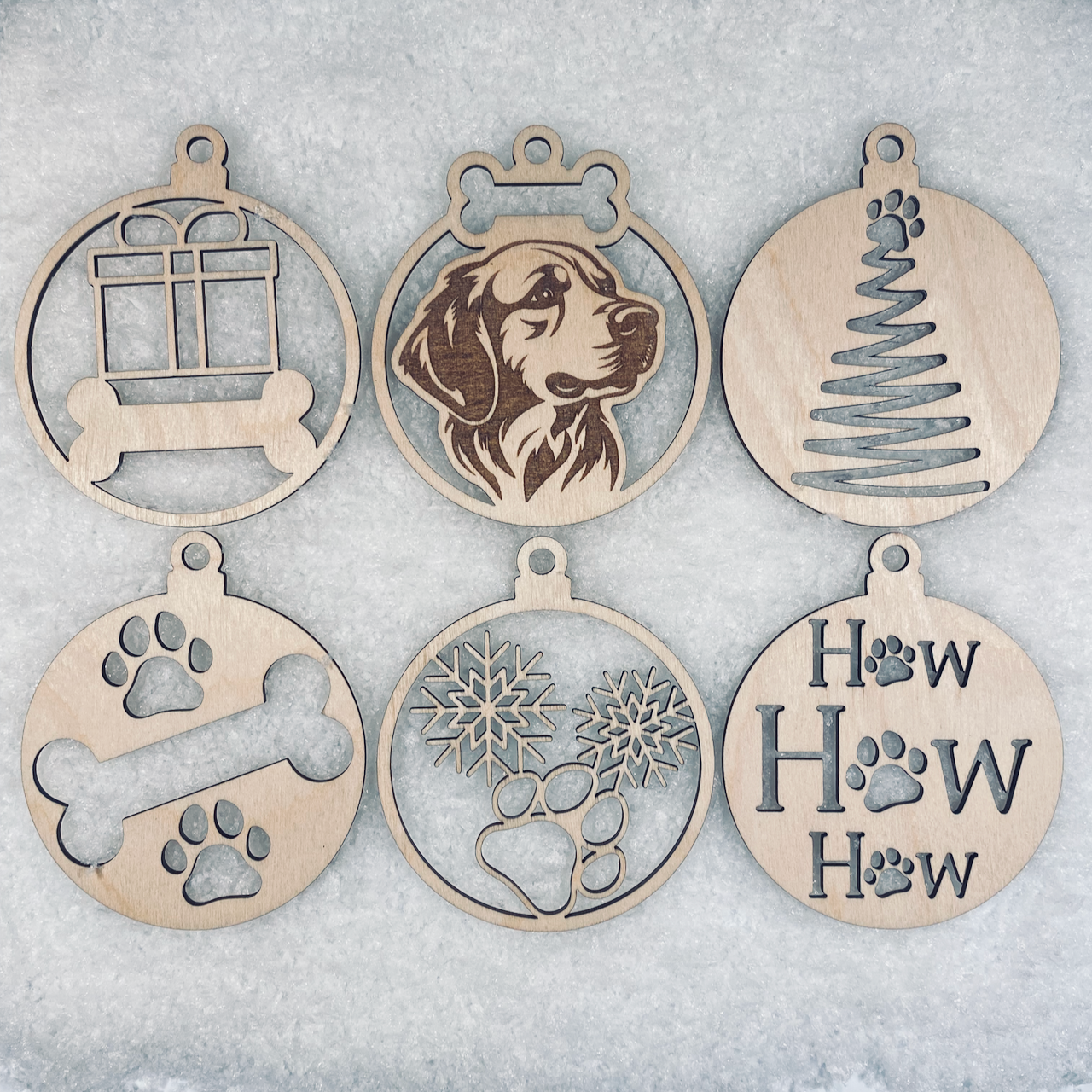 Kerstballen Set Golden Retriever