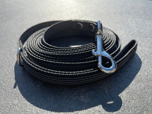Antislip hondenriem extra smal met musketon