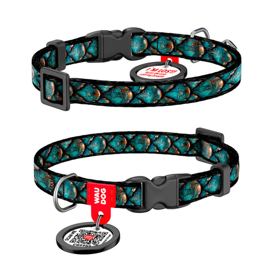 WAUDOG Nylon halsband Scales