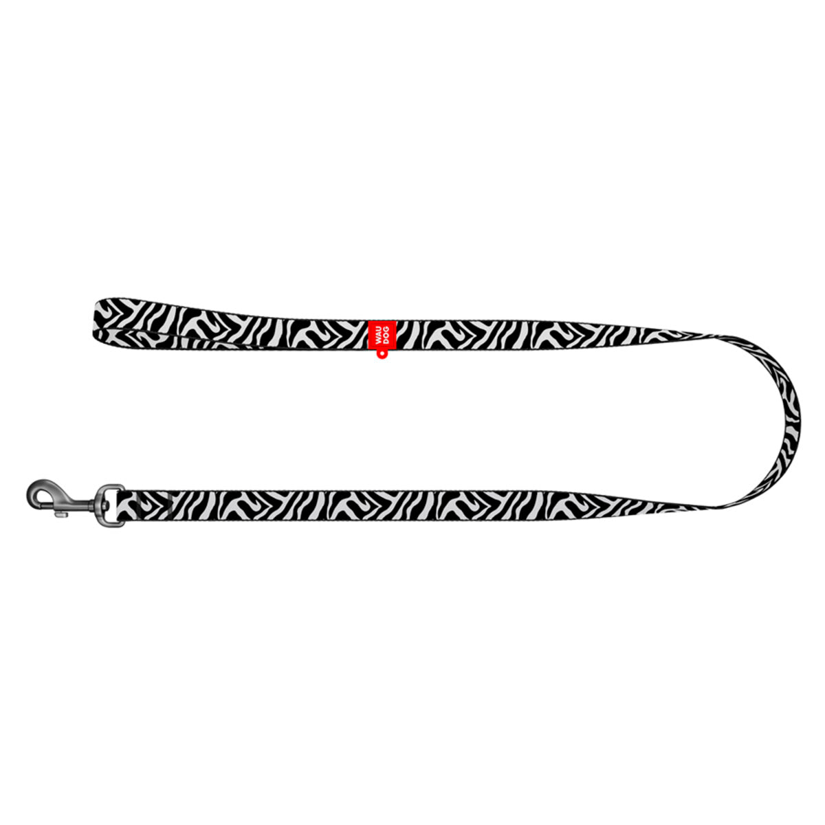 WAUDOG Nylon hondenriem Zebra 200 cm