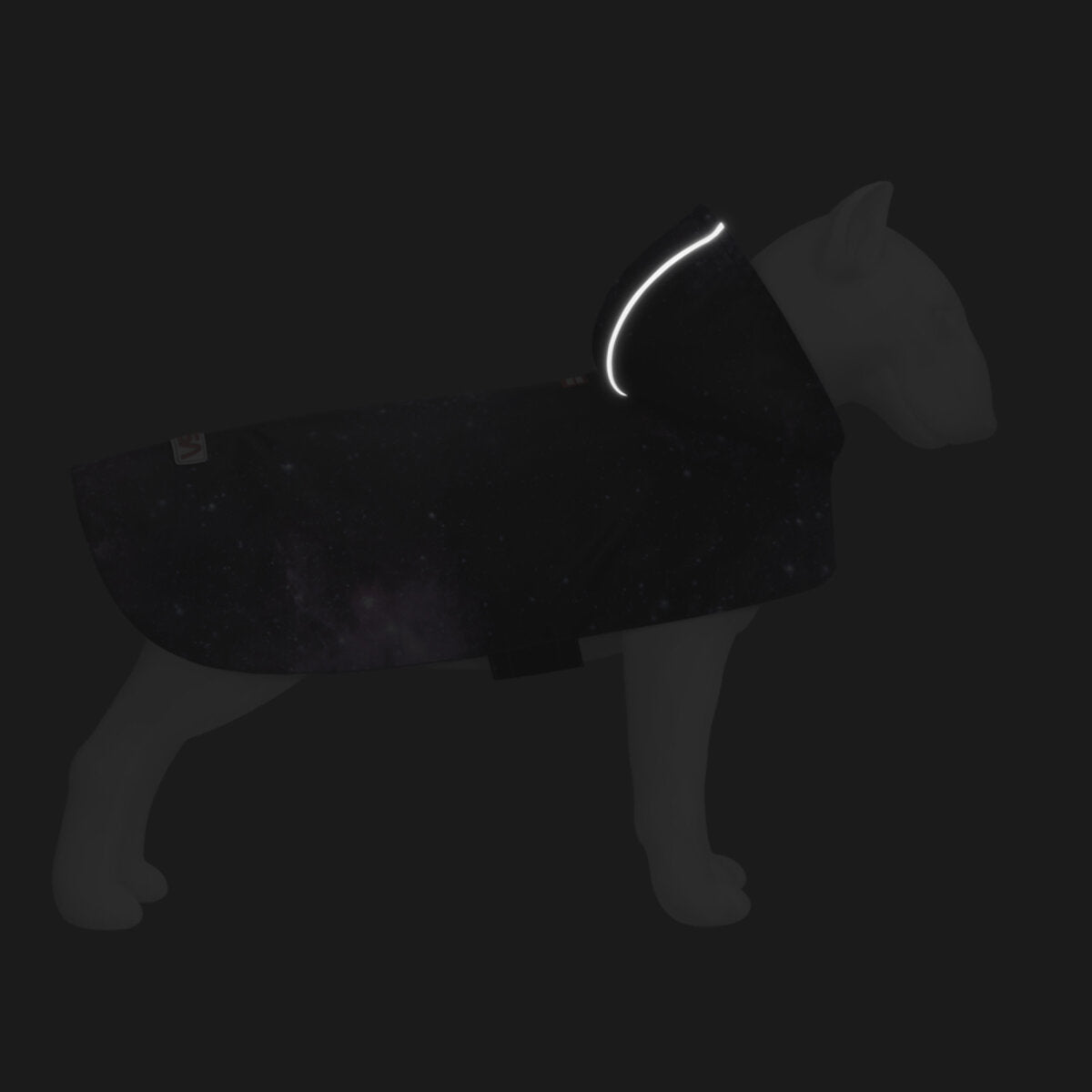 WAUDOG Clothes regenjas met capuchon NASA