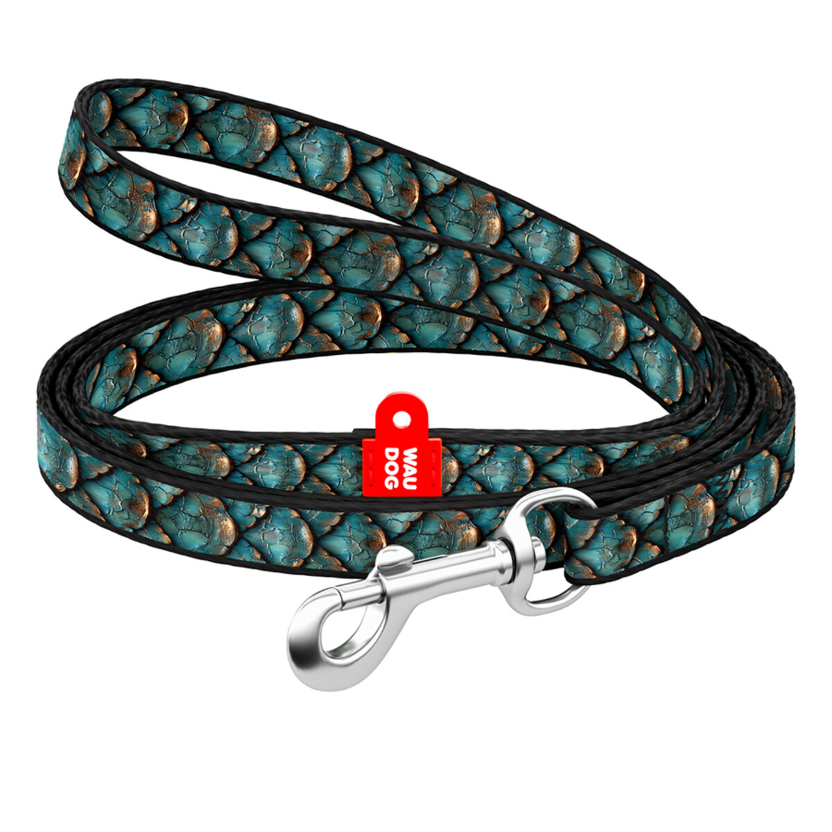 WAUDOG Nylon hondenriem Scales 122 cm