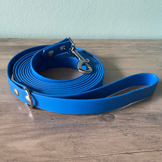 Hondenriem PVC Blauw