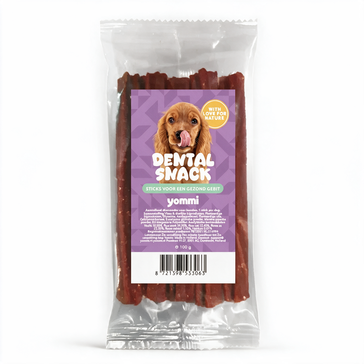 Yommi Dental Snacks, kauwsticks voor het gebit