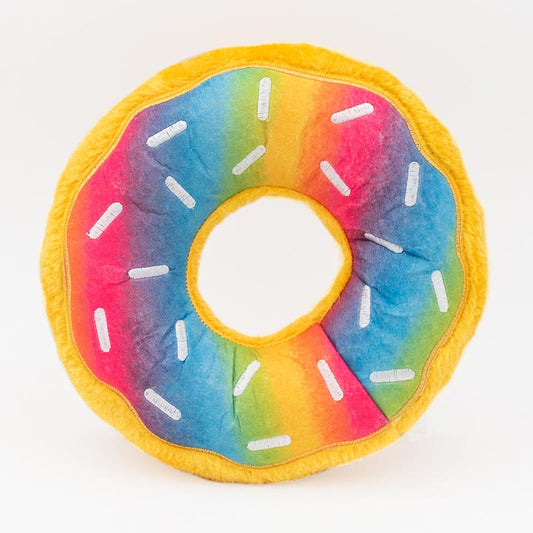 Zippy Paws Jumbo Donutz Rainbow