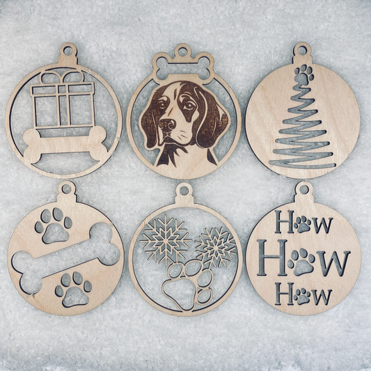 Kerstballen Set Beagle