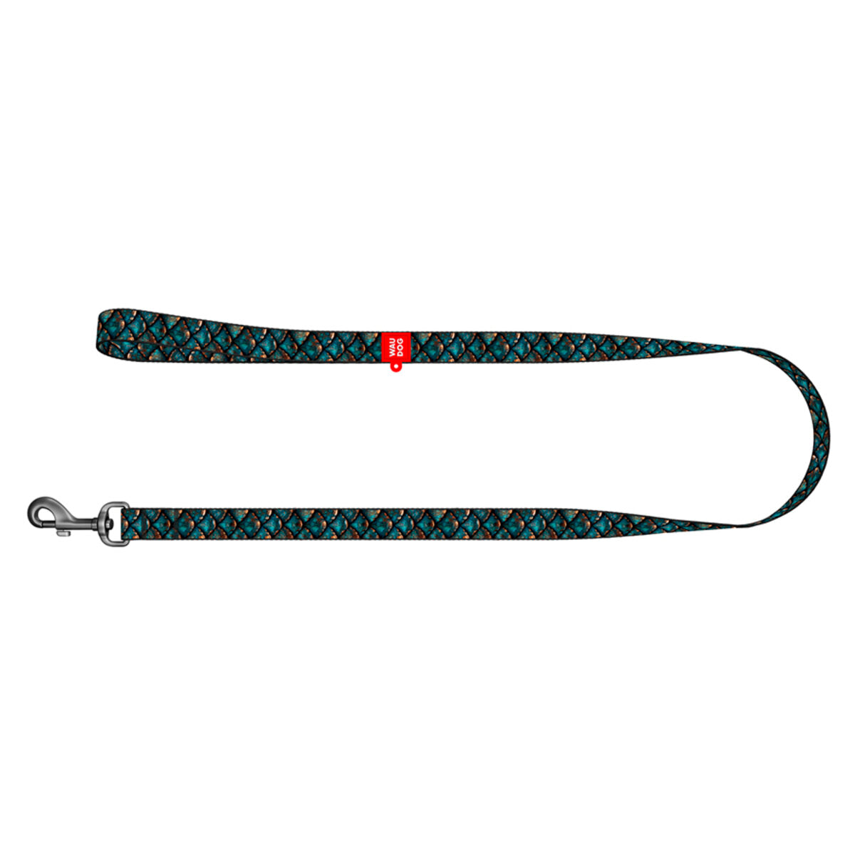WAUDOG Nylon hondenriem Scales 300 cm
