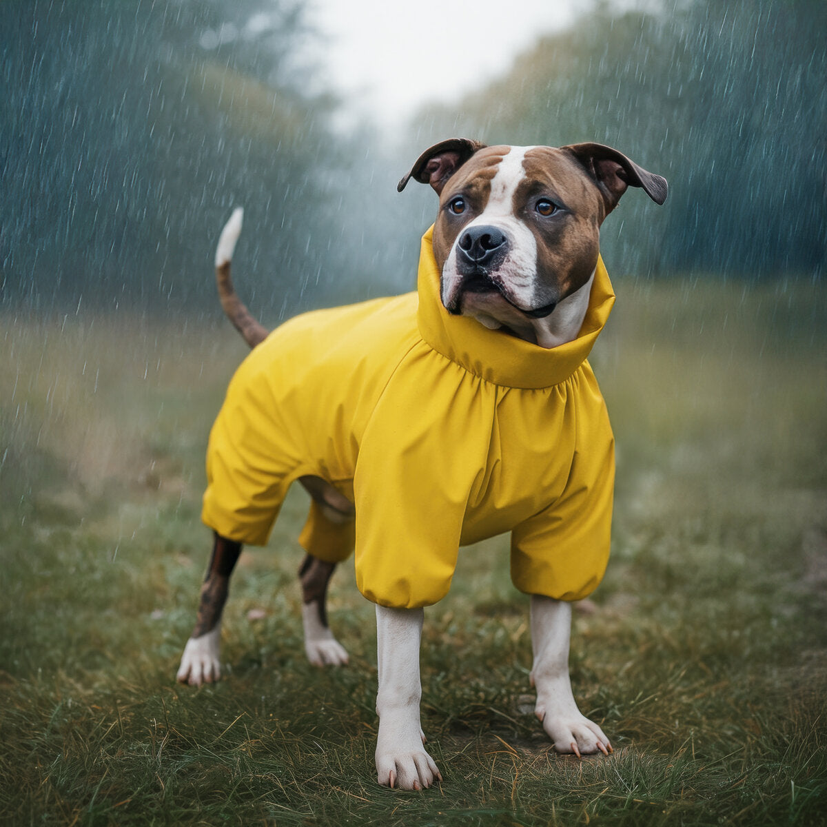 WAUDOG Clothes regenjas geel