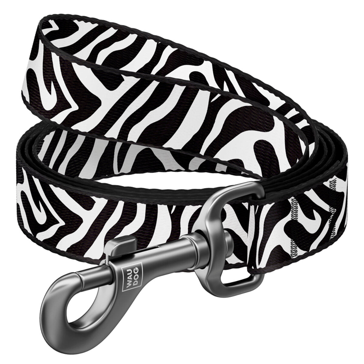 WAUDOG Nylon hondenriem Zebra 200 cm