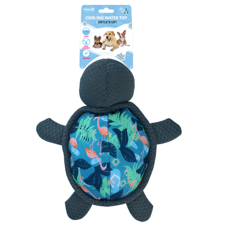 Turtle’s Up Verkoelend Hondenspeelgoed Flamingo