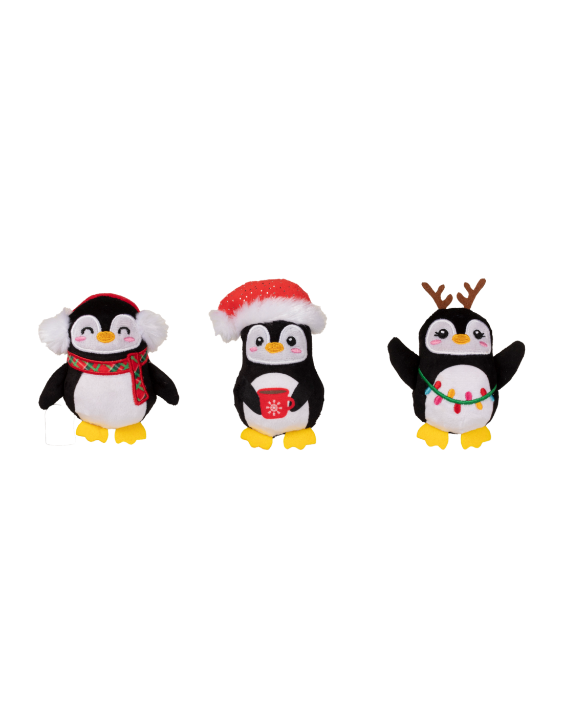 Fringe Waddle Squad drie kerstpinguïns