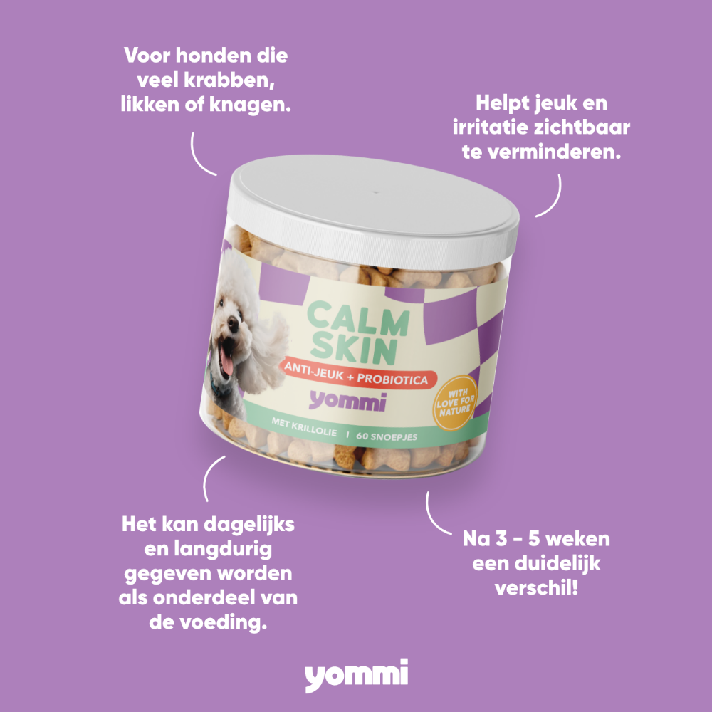 Yommi Calm Skin, supplement voor de gevoelige huid