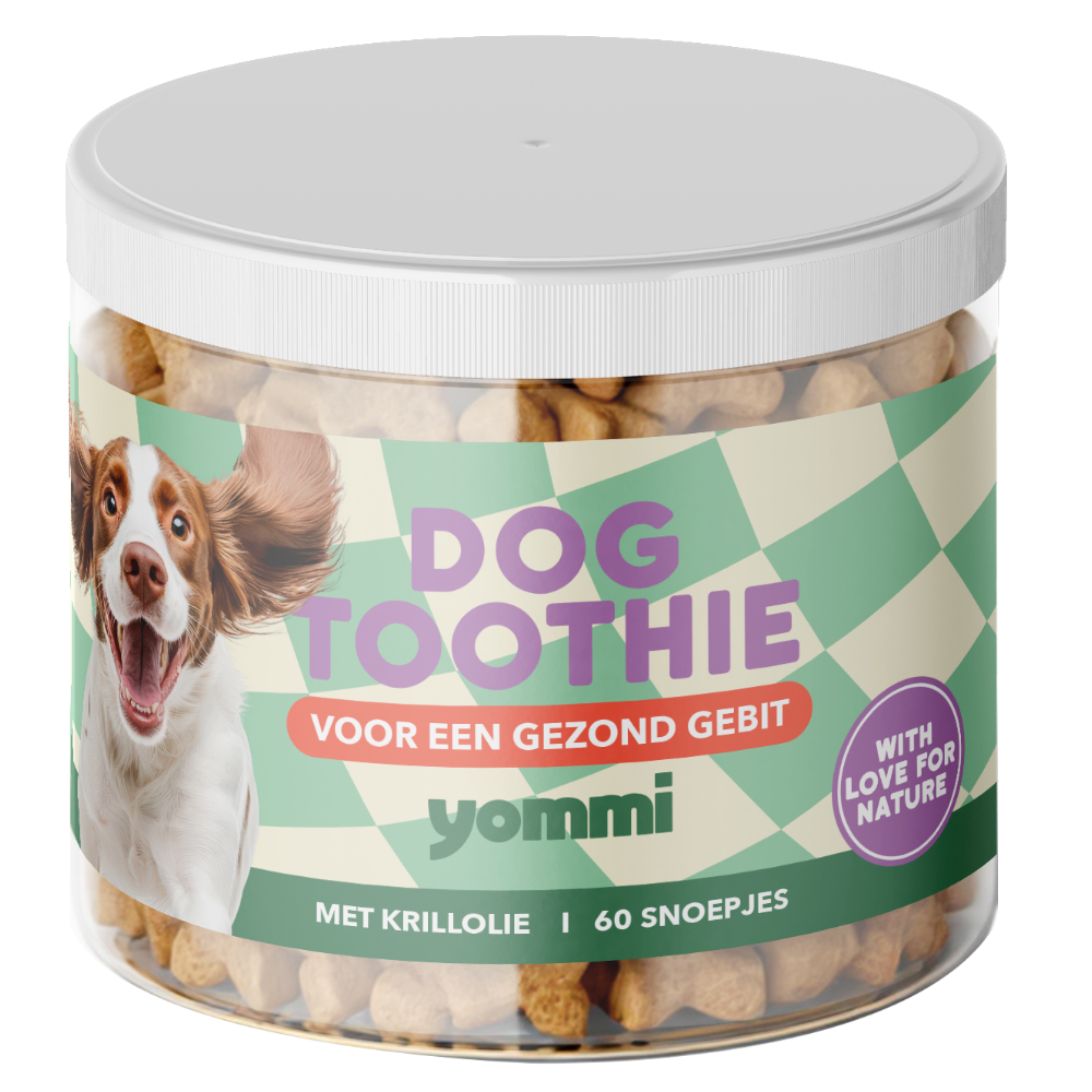 Yommi Dog Toothie, supplement voor gebit en adem